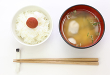 ご飯とみそ汁